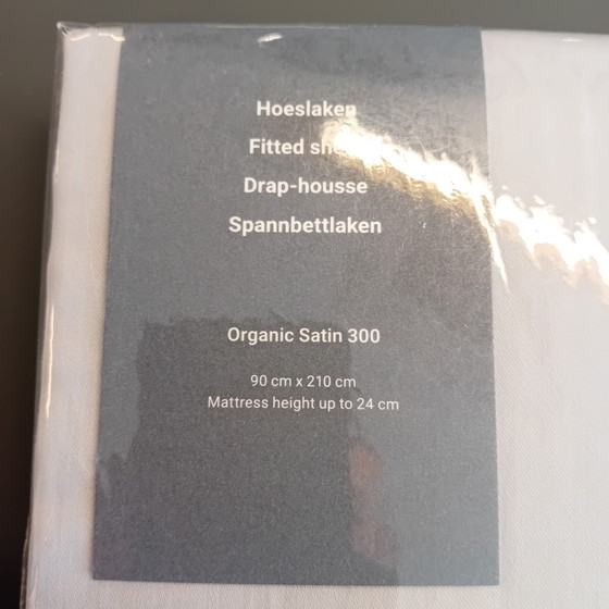 Image 1 of Lenzuolo con angoli in raso Auping - 90x210