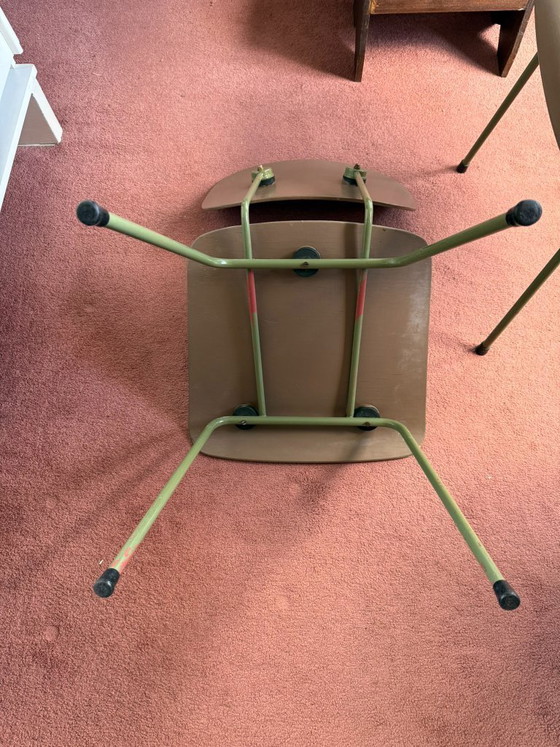 Image 1 of Rietveld Gispen 116 Stoelen Met Tafel