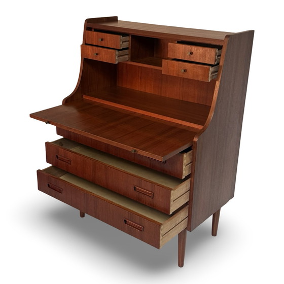 Image 1 of Gunnar Nielsen Tibergaard - Secretary / Dressoir - 1960’s - Teak - Danish design, marked and complete