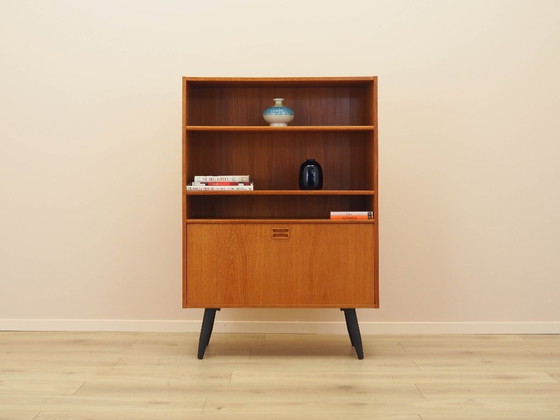 Image 1 of Libreria in teak, design danese, anni '70, realizzata in Danimarca.