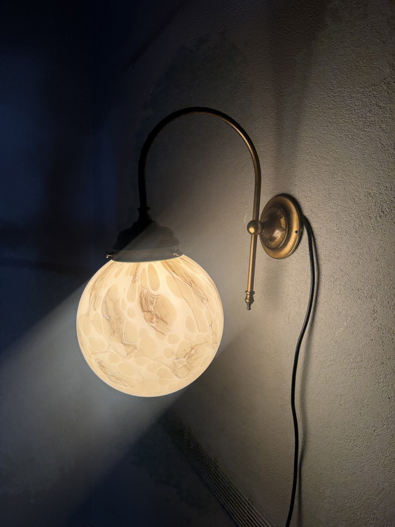 Image 1 of Suggestiva lampada da parete vintage marmorizzata di AGI Verlichting (Almelo)