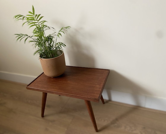 Image 1 of Midcentury plant table, mahogany, 1960s