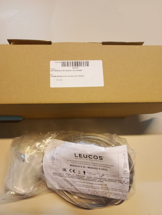 Image 1 of 2 Lámparas Cinea Leucos de Murano, de Renato Tosso