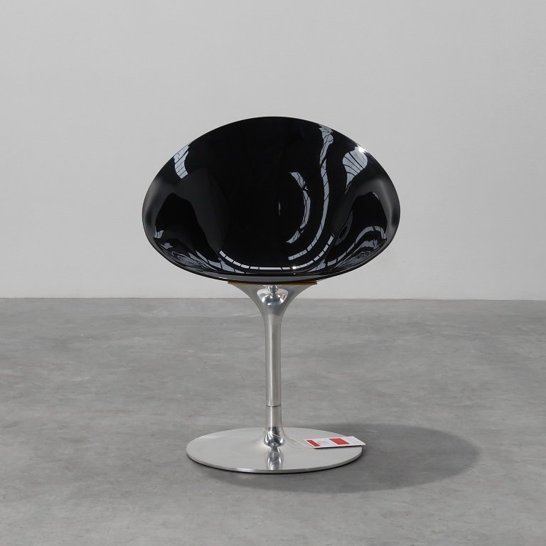 Kartell EroS black カルテル エロエス スタルク Authentic Kartell Eros Swivel set of 4 Armchairs designed by