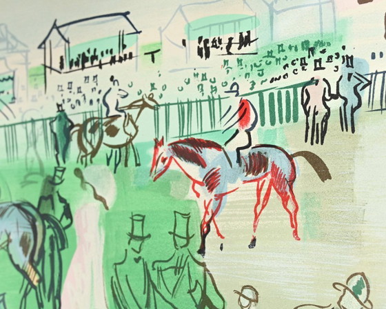 Image 1 of Charles Sorlier, Epsom 39 (after Raoul Dufy). Lithograph. C.1960.