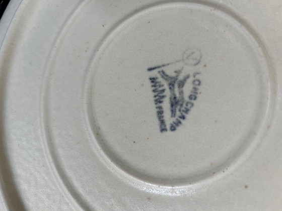 Image 1 of Longchamp zandstenen bord service 42 stuks