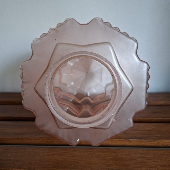 Image 1 of Art Deco ceiling lamp, large size. 1920s.
