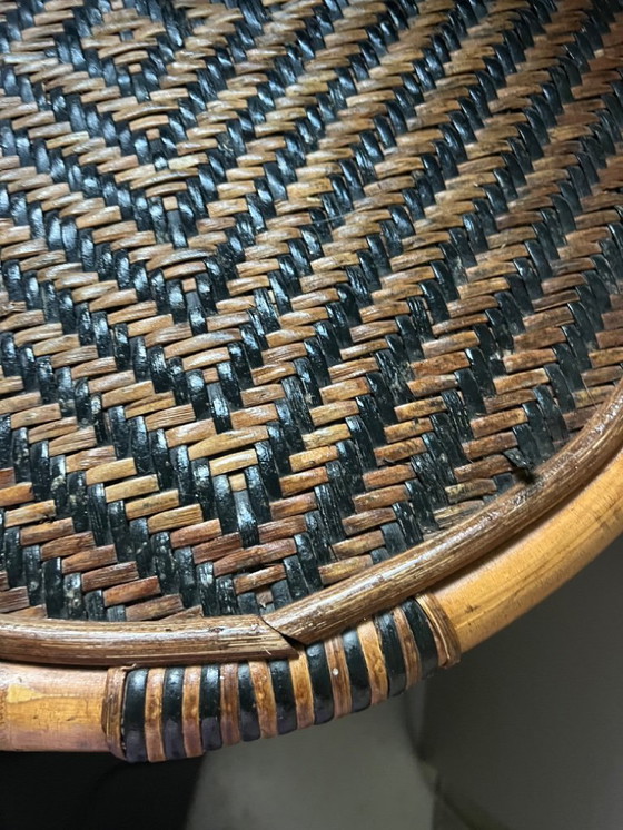 Image 1 of Parisian bistro table + 2 chairs