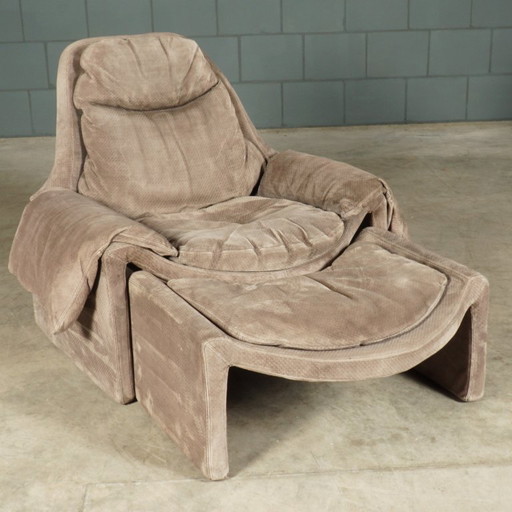 Propuestas Sillón lounge P60 con reposapiés – Vittorio Introini – Saporiti – Años 60