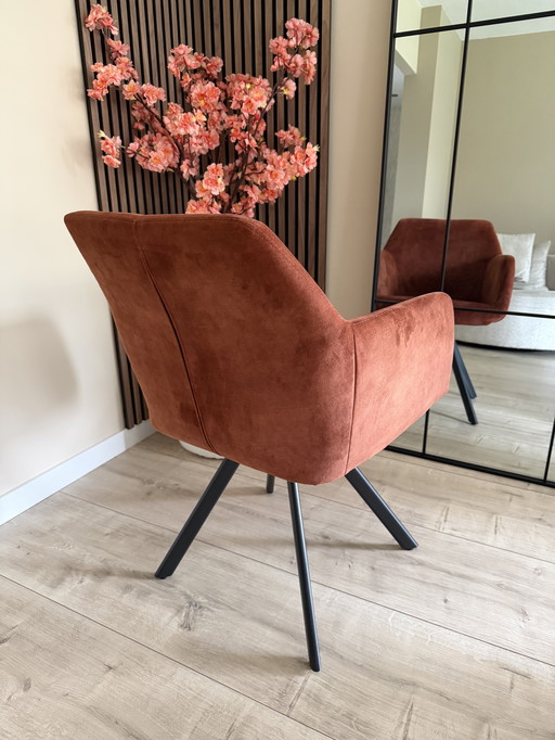 4x Houweling Innenstühle - Adore Stoff