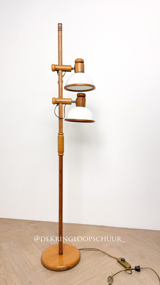Lampadaire Steinhauer Vintage en Bois – Wood, Plastic (photo 2 of 5)
