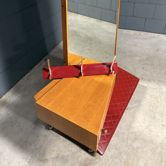 Image 1 of Specchio vintage su ruote – anni '60