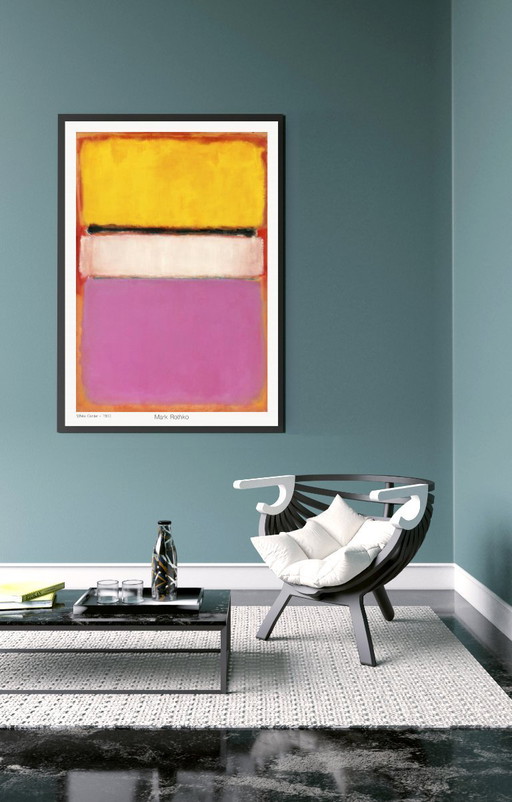 White Center (Yellow, Pink and Lavender on Rose) 1950 - Mark Rothko - 70 Γ 100 cm