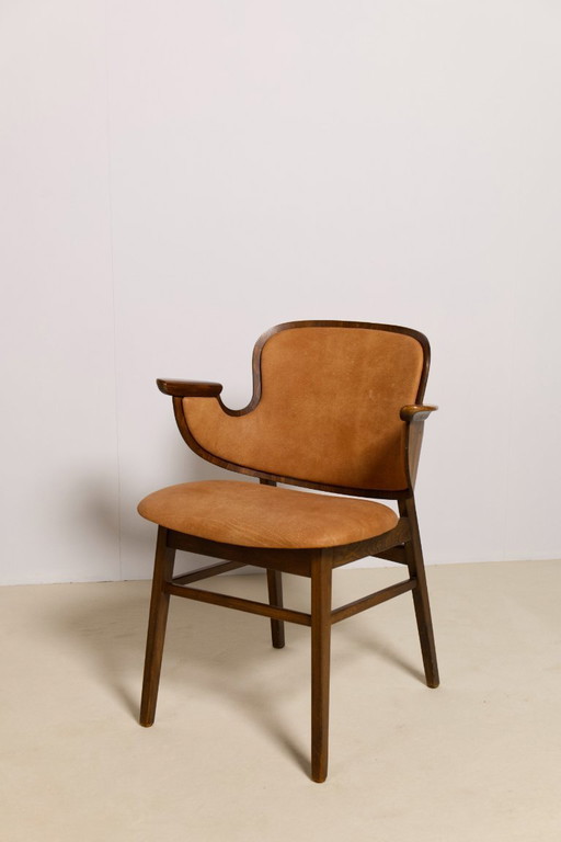 Poltrona Hans Olsen modello 107, Danimarca, anni '50