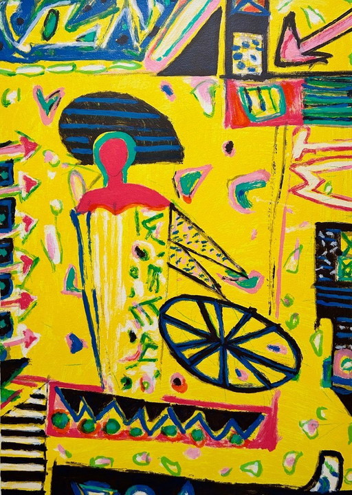 Screen print Gertie Janssen - Cleopatra II