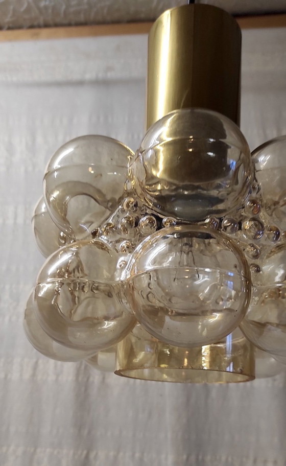 Image 1 of Hanglamp in bubbelvorm van Helena Tynell voor Limburg - jaren 60/70