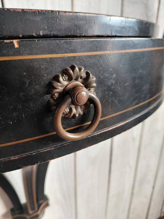 Console Mural – Hekman, Wood, Brass (photo 9 of 11)