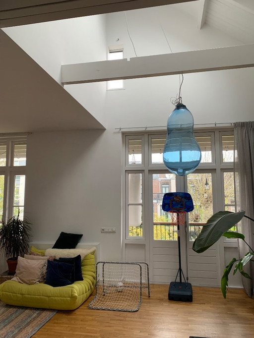 Lampada grande Bubble di Alex de Witte blu