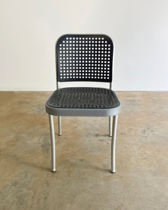 20x De Padova design chairs by Vico Magistretti, Dining chairs, Metal, Plastic, Grey (photo 10 of 14)