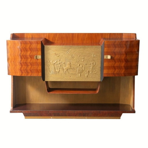 Bar cabinet / sideboard, rosewood, Vittorio Dassi, Mid-century, 50’s - Italy