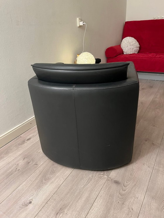 Luxury Leolux Fabio Armchair Black Leather (photo 5 of 7)