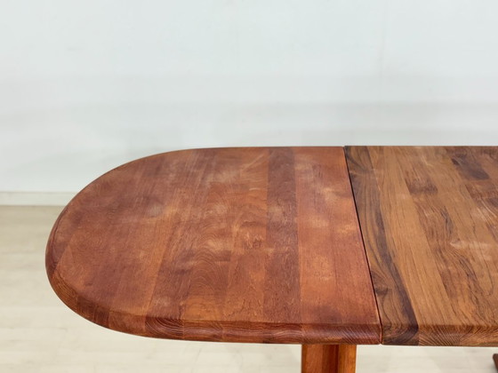 Image 1 of Tavolo da pranzo in teak Dyrlund, tavolo in legno, tavolo da cucina, allungabile
