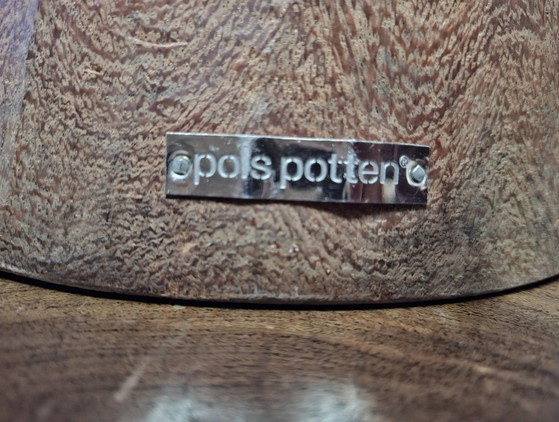 Pols Potten Egg Stool - Original Solid Suar Wood - 4 Available, Brown (photo 5 of 5)