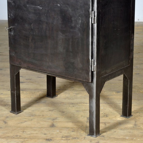 Image 1 of Vintage Iron And Glass Display Cabinet, 1970s