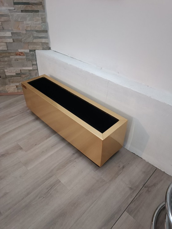 Image 1 of Brass planter by Hobby Flowers Barcelona, ​​1990s