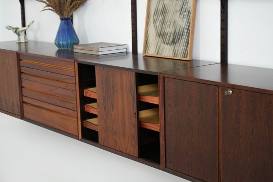 Modulaire stellingen van palissanderfineer van Poul Cadovius, Denemarken, jaren 70. – Wandkast, Mdf (photo 12 of 27)
