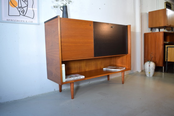 Image 1 of Mid-century teak dressoir, commode, vintage kast