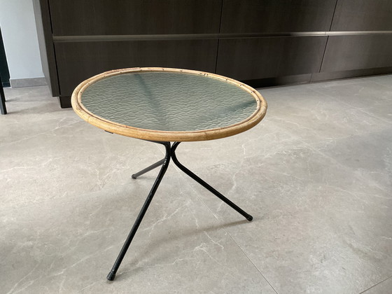 Image 1 of Rattan set by Rohé Noordwolde, 2 chairs + round or rectangular table.