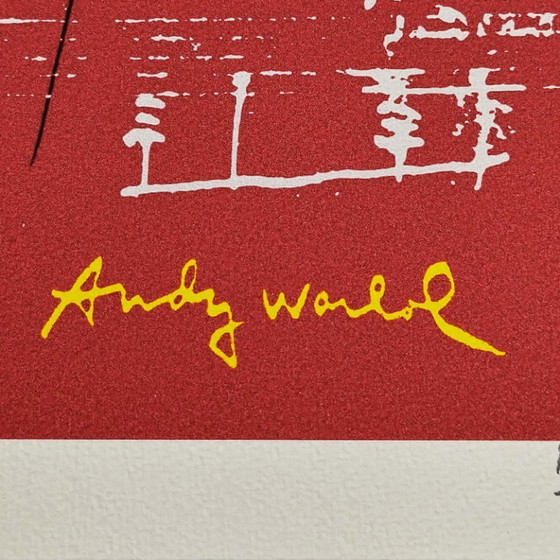 Image 1 of Litografia in edizione limitata "Beethoven" di Andy Warhol, realizzata da CMOA e numerata a matita.