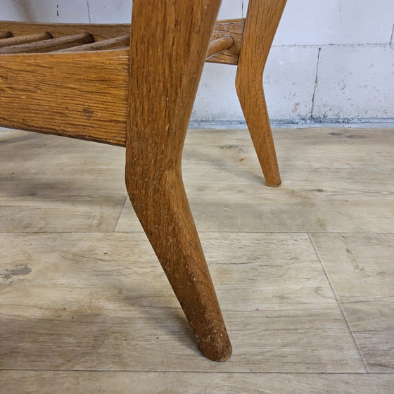 Image 1 of Vintage grenen houten salontafel / bijzettafel / koffietafel 