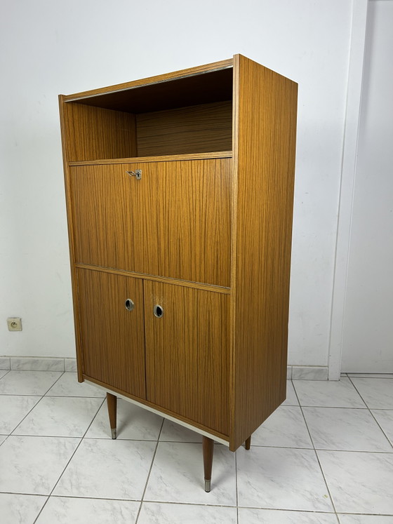 Image 1 of Vintage Unigro kast opbergkast met klep