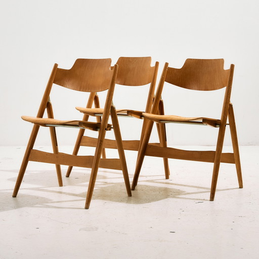 Sedia pieghevole Mk10848 Se 18 di Egon Eiermann per Wilde + Spieth
