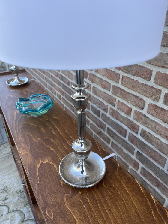 Image 1 of 2 Tischlampen im Hollywood-Regency-Stil