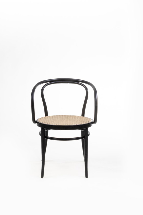 Image 1 of Thonet 209 - zwart- eetkamerstoel (set van 6)