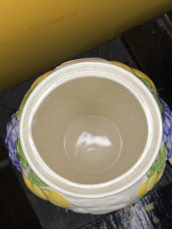 Image 1 of Sukerpot / vaso vintage Wade England con decoro di frutta