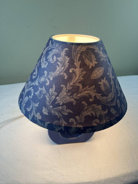 Blue ceramic lamp – Table lamps, Porcelain, Plastic, Mid Century Modern (photo 9 of 13)