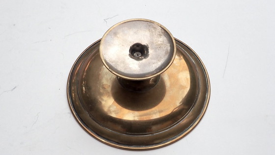 Image 1 of Bronze bowl decorated with cherubs, diameter 20 cm, height 9 cm