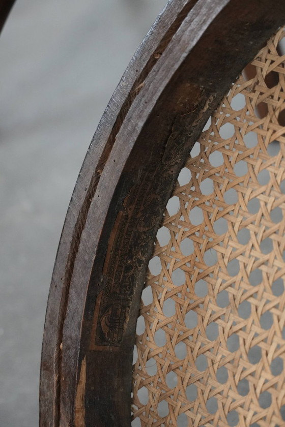 Image 1 of 6 x Wooden vintage bistro chair, Jacob & Josef Kohn Wien