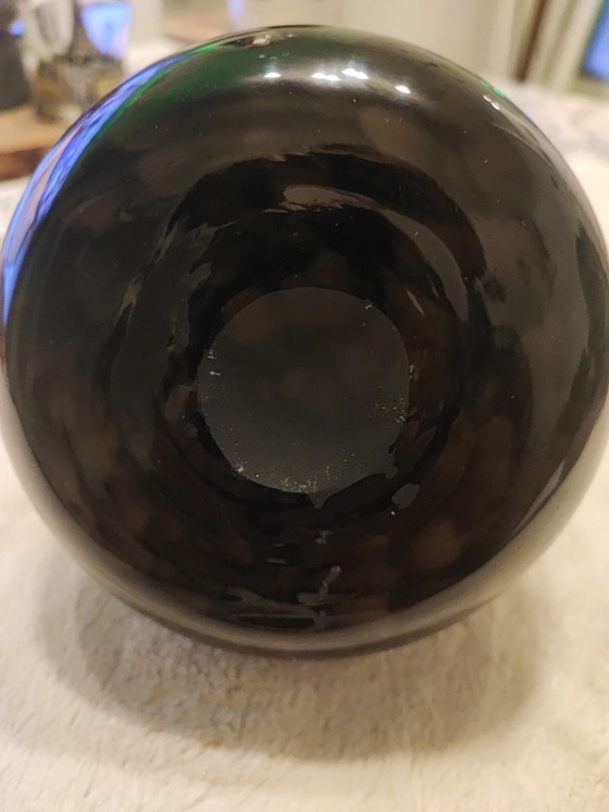 Vaso Murano Avventurina Vincenzo Nason 1965, Vasi, Nero (foto 2 di 5)