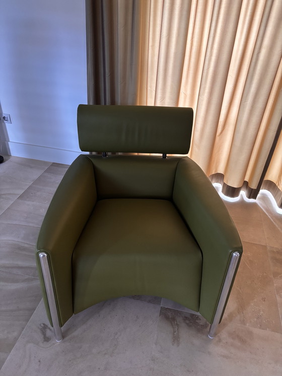 Image 1 of 2 oblomov stoelen e un bijpassend voetenbankje