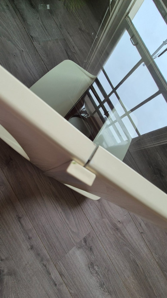 Image 1 of Vintage plastic space age bar cart trolley side table