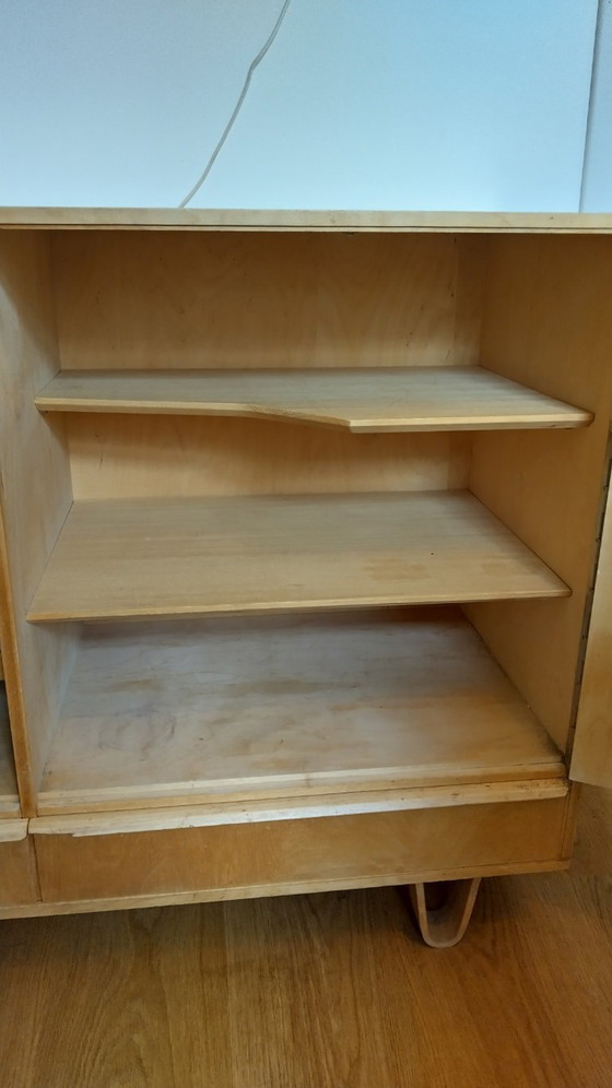 Image 1 of Aparador PASTOE de Cees Braakman - serie de abedul de los años 50 - 130 x 91 x 47 cm