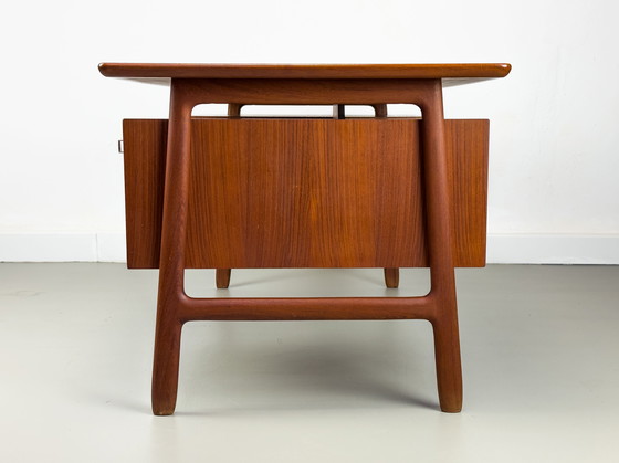 Image 1 of Model 75 Teak Desk From Omann Jun, 1960S