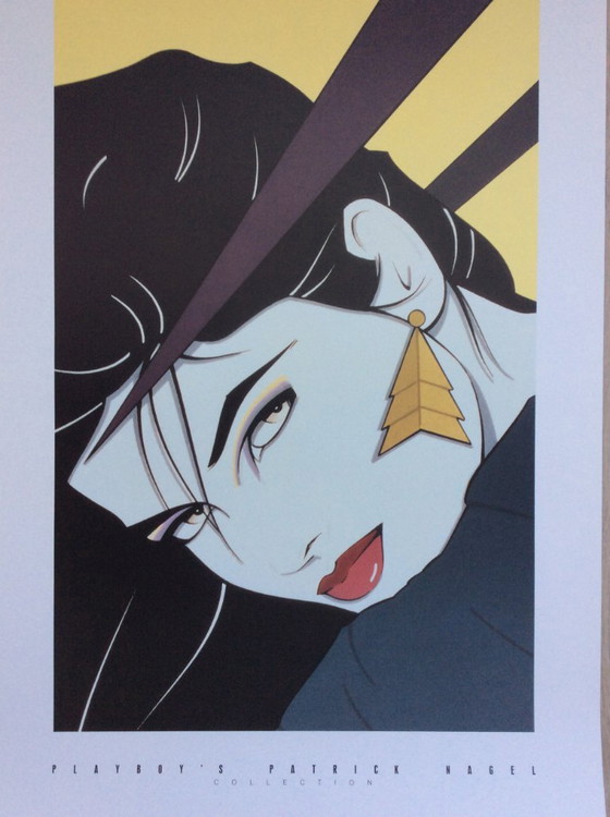 Poster originale Patrick Nagel Pop Art del 1993 – Litografie e stampe, Paper (photo 5 of 5)