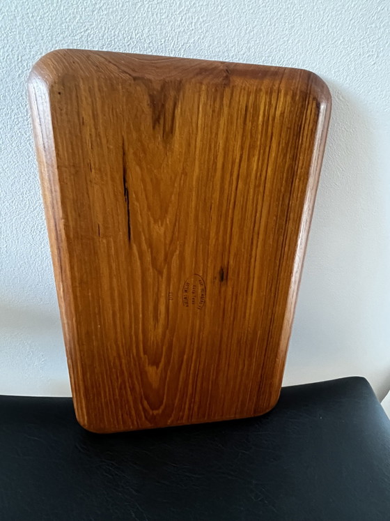 Vintage Massief Teakhouten Dienblad – Karl Holmberg, Keukenaccessoires, Wood (photo 6 of 6)