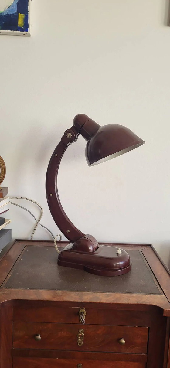 Sigma Bakelite Lamp by Christian Dell for Römmler – Reading Lamp, Bauhaus (photo 11 of 14)